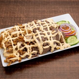 Kasviskebab vöner rulla aurajuustolla tai fetajuustolla